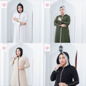 دريس الكابشيهو "السبورتي شيك" – عباية كاجوال بسوستة أمامية وخامة سي واي